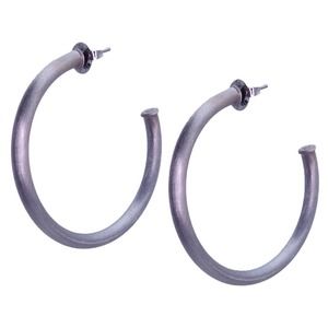 Elegant Silver Hoop Earrings